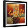 Orange Orchid-Jill Deveraux-Framed Art Print