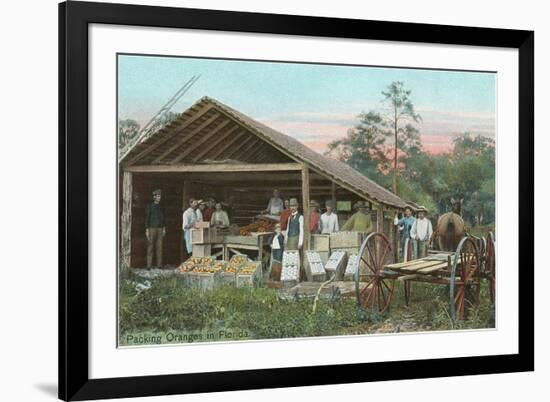 Orange Packing Hut, Florida-null-Framed Art Print