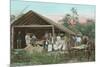 Orange Packing Hut, Florida-null-Mounted Art Print