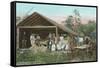 Orange Packing Hut, Florida-null-Framed Stretched Canvas