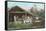 Orange Packing Hut, Florida-null-Framed Stretched Canvas