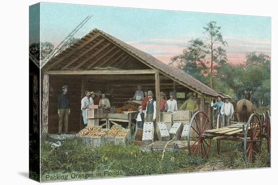 Orange Packing Hut, Florida-null-Stretched Canvas