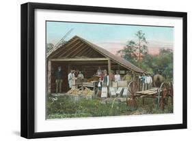 Orange Packing Hut, Florida-null-Framed Art Print