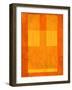 Orange Paper 1-NaxArt-Framed Art Print