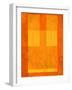 Orange Paper 1-NaxArt-Framed Art Print