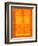 Orange Paper 1-NaxArt-Framed Art Print