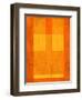 Orange Paper 1-NaxArt-Framed Art Print