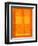 Orange Paper 1-NaxArt-Framed Art Print