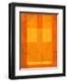 Orange Paper 1-NaxArt-Framed Art Print