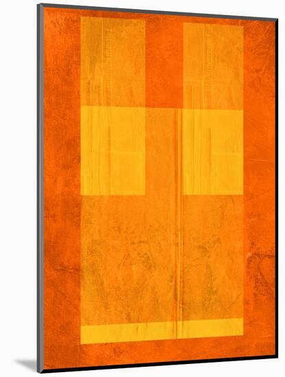 Orange Paper 1-NaxArt-Mounted Art Print