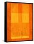 Orange Paper 1-NaxArt-Framed Stretched Canvas