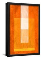 Orange Paper 2-NaxArt-Framed Poster