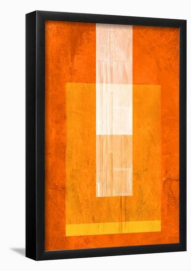 Orange Paper 2-NaxArt-Framed Poster