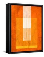Orange Paper 2-NaxArt-Framed Stretched Canvas