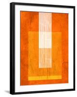 Orange Paper 2-NaxArt-Framed Art Print