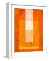 Orange Paper 2-NaxArt-Framed Art Print