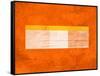 Orange Paper 3-NaxArt-Framed Stretched Canvas