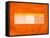 Orange Paper 3-NaxArt-Framed Stretched Canvas