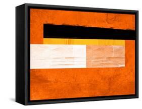 Orange Paper 4-NaxArt-Framed Stretched Canvas