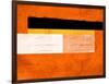 Orange Paper 4-NaxArt-Framed Art Print