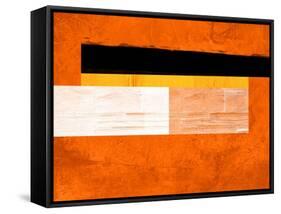 Orange Paper 4-NaxArt-Framed Stretched Canvas