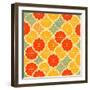 Orange Paradise -Seamless-Averin-Framed Art Print