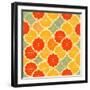 Orange Paradise -Seamless-Averin-Framed Art Print