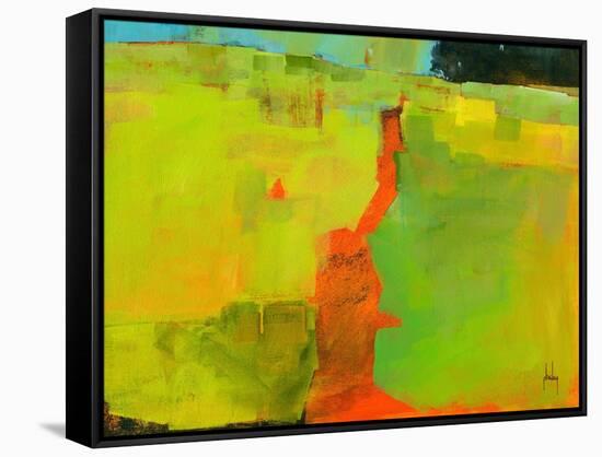 Orange Path-Paul Bailey-Framed Stretched Canvas