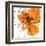 Orange Petals 2-Jan Weiss-Framed Art Print