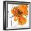 Orange Petals 2-Jan Weiss-Framed Art Print