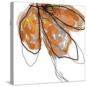Orange Petals-Jan Weiss-Stretched Canvas