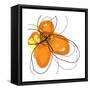 Orange Petals-Jan Weiss-Framed Stretched Canvas