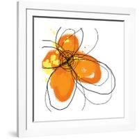 Orange Petals-Jan Weiss-Framed Art Print