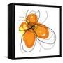 Orange Petals-Jan Weiss-Framed Stretched Canvas