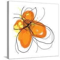 Orange Petals-Jan Weiss-Stretched Canvas