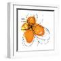 Orange Petals-Jan Weiss-Framed Art Print