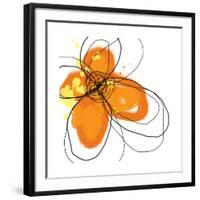 Orange Petals-Jan Weiss-Framed Giclee Print