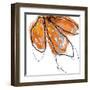 Orange Petals-Jan Weiss-Framed Art Print