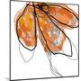 Orange Petals-Jan Weiss-Mounted Art Print