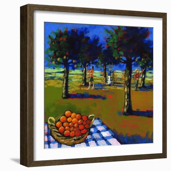 Orange Picking, 2008-Paul Powis-Framed Giclee Print