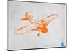 Orange Plane 2-NaxArt-Mounted Art Print