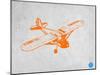 Orange Plane 2-NaxArt-Mounted Art Print