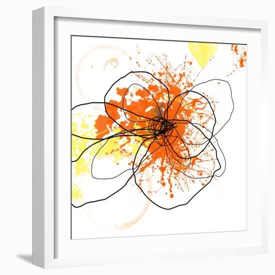 Orange Pop-Jan Weiss-Framed Art Print