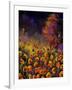 Orange Poppies 454101-Pol Ledent-Framed Art Print