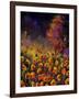 Orange Poppies 454101-Pol Ledent-Framed Art Print