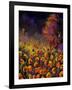 Orange Poppies 454101-Pol Ledent-Framed Art Print