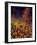 Orange Poppies 454101-Pol Ledent-Framed Art Print