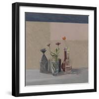 Orange Poppy - Bottles Cans, 2008-William Packer-Framed Giclee Print