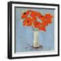 Orange Poppy Impression I-Victoria Borges-Framed Art Print