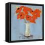 Orange Poppy Impression I-Victoria Borges-Framed Stretched Canvas